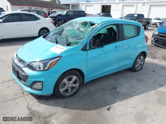 2021 Chevrolet Spark LS with VIN KL8CB6SA1MC227324, listed as a IAAI auction lot 41732107 with 44,739 mi miles. Bid and sale history available at carsss.com. Image 18.