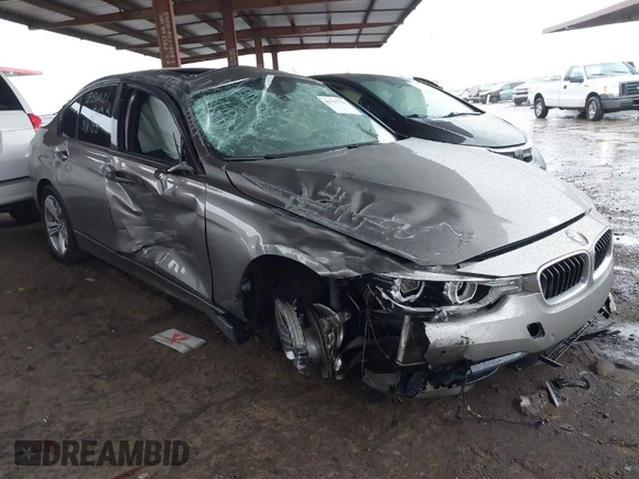 2016 BMW 3 Series 328i with VIN WBA8E9G51GNT84388, listed as a IAAI auction lot 41797756 with 86,807 mi miles. Bid and sale history available at carsss.com. Image 1.
