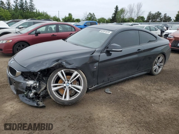 2014 BMW 4 Series 435i xDrive z VIN WBA3R5C5XEK188672, wystawiony jako Copart lot #62351875 z przebiegiem 58 889 mil mil oraz Szkoda całkowita • Salvage title. Historia ofert i sprzedaży dostępna na DreamBid. Obrazek 1.