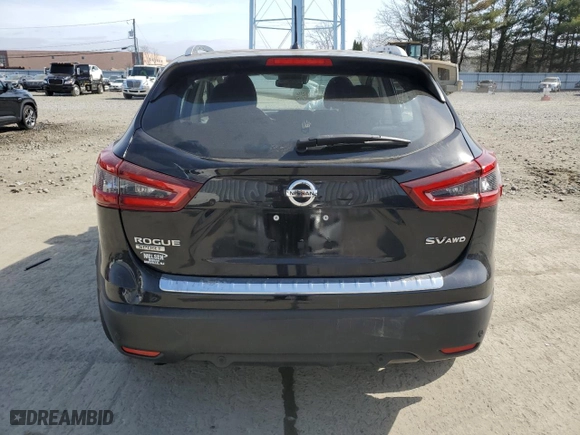 2021 Nissan Rogue Sport SV with VIN JN1BJ1BW3MW444833, listed as a Copart auction lot 48943985 with 0 mi miles and Salvage Title. Bid and sale history available at carsss.com. Image 6.