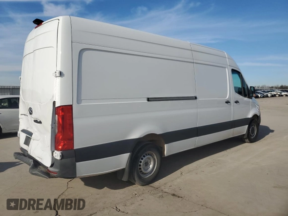 2022 Mercedes-Benz Sprinter Cargo with VIN W1Y40CHY0NT105586, listed as a Copart auction lot 88875675 with 12,066 mi miles and Salvage Title. Bid and sale history available at carsss.com. Image 3.