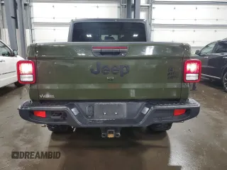 2021 Jeep Gladiator Willys z VIN 1C6HJTAG4ML615353, wystawiony jako Copart lot #59330675 z przebiegiem 40 353 mil mil oraz Szkoda całkowita • Salvage title. Historia ofert i sprzedaży dostępna na DreamBid. Obrazek 6.