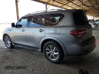2012 Infiniti QX56 7-passenger with VIN JN8AZ2NE1C9020532, listed as a Copart auction lot 68012654 with 141,470 mi miles and Salvage Title. Bid and sale history available at carsss.com. Image 2.