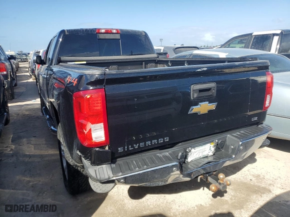 2018 Chevrolet Silverado 1500 LTZ with VIN 1GCVKSEC3JZ367101, listed as a Copart auction lot 76321754 with 0 mi miles and Salvage Title. Bid and sale history available at carsss.com. Image 6.