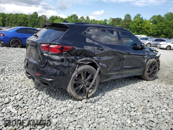 2020 Chevrolet Blazer RS с VIN 3GNKBERS8LS575827, выставлен на аукционе Copart как лот 56800715 с пробегом 77 424 миль миль и Списание • Salvage title. История ставок и продаж доступна на DreamBid. Изображение 3.