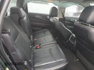 2017 Infiniti QX60 with VIN 5N1DL0MM9HC549675, listed as a Copart auction lot 52076715 with 100,009 mi miles and Salvage Title. Bid and sale history available at DreamBid. Image 12.