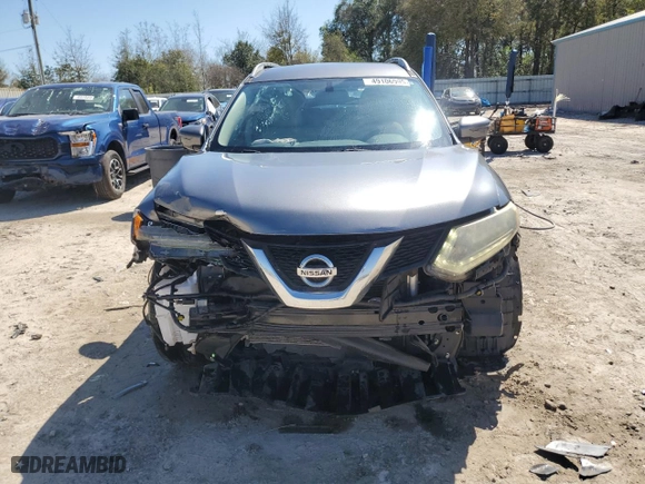 2016 Nissan Rogue SV with VIN 5N1AT2MT9GC804149, listed as a Copart auction lot 49106995 with 203295 miles and Salvage Title. Bid and sale history available at carsss.com. Image 5.