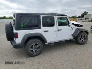 2020 Jeep Wrangler Unlimited Sport S с VIN 1C4HJXDN1LW341326, выставлен на аукционе Copart как лот 54741625 с пробегом 97 100 миль миль и Списание • Salvage title. История ставок и продаж доступна на DreamBid. Изображение 3.