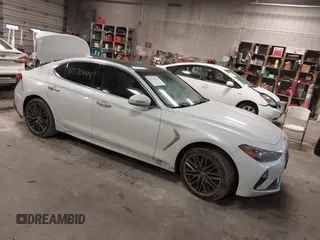 2019 Genesis G70 Advanced with VIN KMTG54LE5KU010843, listed as a IAAI auction lot 41570444 with 104,158 mi miles and . Bid and sale history available at carsss.com. Image 1.
