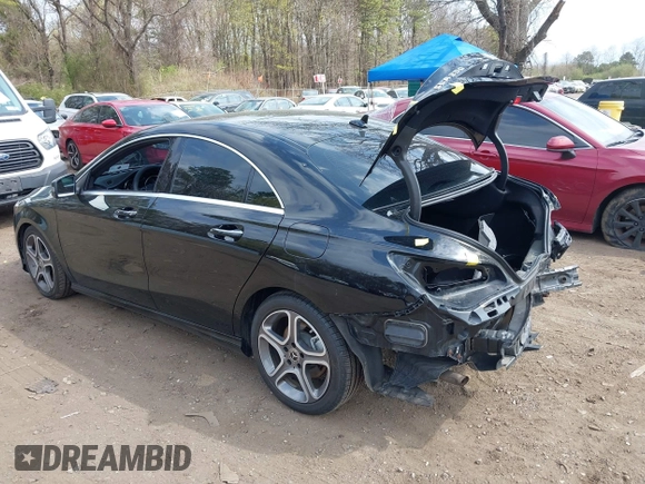 2018 Mercedes-Benz CLA 250 with VIN WDDSJ4GBXJN523461, listed as a IAAI auction lot 42052337 with 146,177 mi miles and . Bid and sale history available at DreamBid. Image 3.