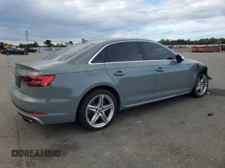 2019 Audi S4 Premium Plus with VIN WAUB4AF40KA028405, listed as a Copart auction lot 72173754 with 96,904 mi miles and Salvage Title. Bid and sale history available at carsss.com. Image 3.
