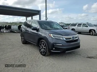 2021 Honda Pilot Touring 8-Passenger with VIN 5FNYF5H93MB014192, listed as a Copart auction lot 44785555 with 32,289 mi miles and Salvage Title. Bid and sale history available at DreamBid. Image 16.