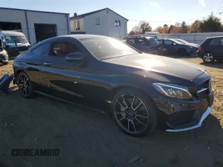 2018 Mercedes-Benz C 43 AMG with VIN WDDWJ6EB6JF627388, listed as a Copart auction lot 77531744 with 72,643 mi miles and Salvage Title. Bid and sale history available at DreamBid. Image 4.