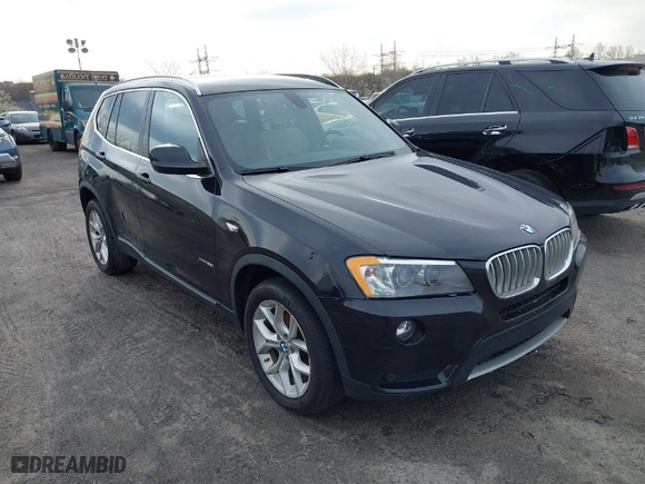 2013 BMW X3 xDrive28i with VIN 5UXWX9C54D0D01315, listed as a IAAI auction lot 42029866 with 137,482 mi miles. Bid and sale history available at carsss.com. Image 1.