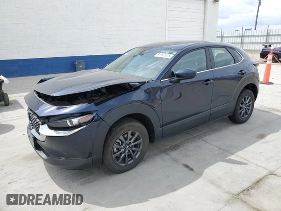 2023 Mazda CX-30 S with VIN 3MVDMBAM4PM586047, listed as a Copart auction lot 54993645 with Not provided miles and Salvage title. Bid and sale history available at DreamBid. Image 1.