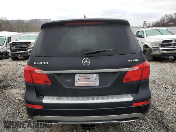 2015 Mercedes-Benz GL-Class GL 450 with VIN 4JGDF6EE3FA483957, listed as a Copart auction lot 82312843 with 110,427 mi miles. Bid and sale history available at carsss.com. Image 6.