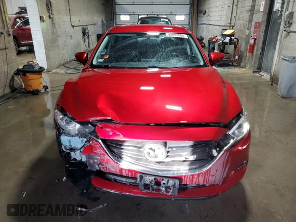 2016 Mazda 6 i Sport with VIN JM1GJ1U53G1480028, listed as a Copart auction lot 42093805 with 122,341 mi miles and Salvage Title. Bid and sale history available at DreamBid. Image 5.