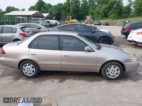1999 Toyota Corolla VE with VIN 2T1BR12E4XC255182, listed as a IAAI auction lot 42427687 with 187,809 mi miles and . Bid and sale history available at DreamBid. Image 13.