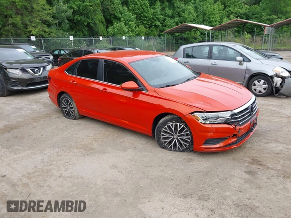 2021 Volkswagen Jetta S with VIN 3VWC57BU9MM013627, listed as a IAAI auction lot 42336470 with 43,370 mi miles and . Bid and sale history available at DreamBid. Image 1.