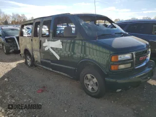 2002 GMC Savana z VIN 1GDFG65R221107446, wystawiony jako Copart lot #76991664 z przebiegiem Nie podano mil oraz Czysty tytuł • Clean title. Historia ofert i sprzedaży dostępna na DreamBid. Obrazek 4.