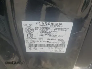 2011 Ford F-150 XL with VIN 1FTEX1EM1BFC67344, listed as a Copart auction lot 63780335 with 239,282 mi miles and Clean title. Bid and sale history available at DreamBid. Image 12.