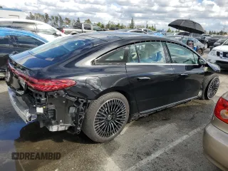 2022 Mercedes-Benz EQS with VIN W1KCG2DB5NA013141, listed as a Copart auction lot 49885874 with 36,076 mi miles. Bid and sale history available at carsss.com. Image 3.