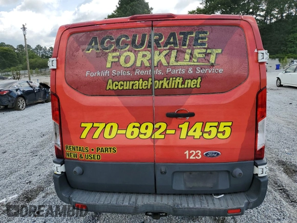 2017 Ford Transit with VIN 1FTYR2YM2HKA82387, listed as a Copart auction lot 60089965 with 147,625 mi miles and Salvage title. Bid and sale history available at DreamBid. Image 6.