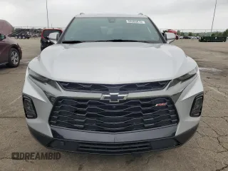 2022 Chevrolet Blazer RS с VIN 3GNKBKRSXNS159571, выставлен на аукционе Copart как лот 58585015 с пробегом 33 289 миль миль и Списание • Salvage title. История ставок и продаж доступна на DreamBid. Изображение 5.