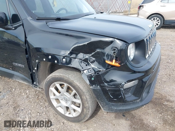 2019 Jeep Renegade Latitude with VIN ZACNJBBB2KPK15600, listed as a IAAI auction lot 42021625 with 69,640 mi miles and . Bid and sale history available at DreamBid. Image 6.
