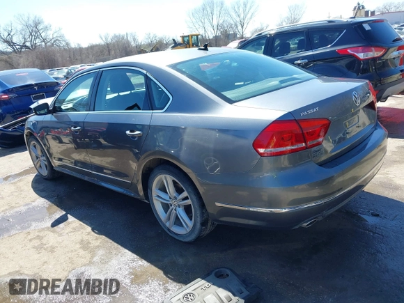 2013 Volkswagen Passat SE with VIN 1VWBN7A3XDC113600, listed as a IAAI auction lot 41826962 with 121,188 mi miles and . Bid and sale history available at DreamBid. Image 3.