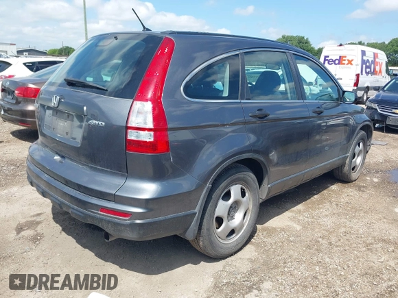 2011 Honda CR-V LX with VIN 5J6RE4H30BL107897, listed as a IAAI auction lot 42111503 with 198,356 mi miles. Bid and sale history available at carsss.com. Image 4.