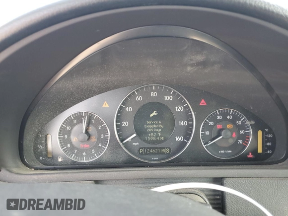 2008 Mercedes-Benz CLK 350 with VIN WDBTK56F28F250346, listed as a Copart auction lot 60489885 with 124,621 mi miles and Clean title. Bid and sale history available at DreamBid. Image 9.