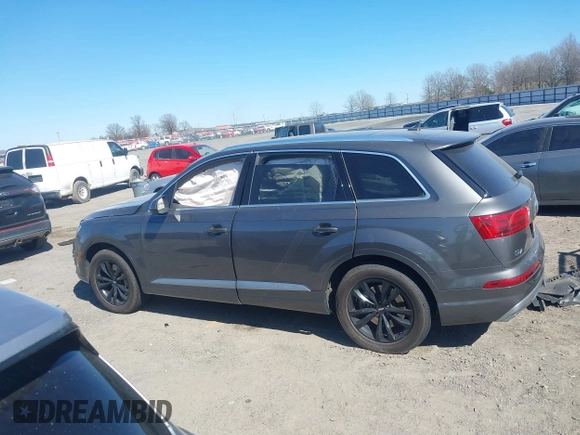 2019 Audi Q7 Premium with VIN WA1AAAF71KD007167, listed as a IAAI auction lot 41685423 with 84,632 mi miles and . Bid and sale history available at DreamBid. Image 14.