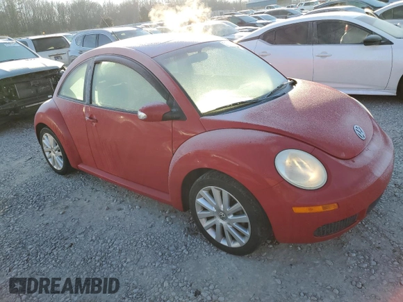 2008 Volkswagen Beetle S with VIN 3VWRW31CX8M500141, listed as a Copart auction lot 86244054 with 118,553 mi miles and Salvage Title. Bid and sale history available at DreamBid. Image 4.