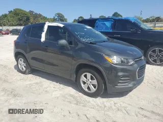 2020 Chevrolet Trax LS with VIN 3GNCJKSBXLL201326, listed as a Copart auction lot 47859655 with 0 mi miles and Non Repairable. Bid and sale history available at carsss.com. Image 4.