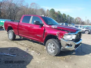 2022 Ram 2500 Big Horn with VIN 3C6UR5DL7NG162422, listed as a IAAI auction lot 41129751 with 51,465 mi miles. Bid and sale history available at carsss.com. Image 1.
