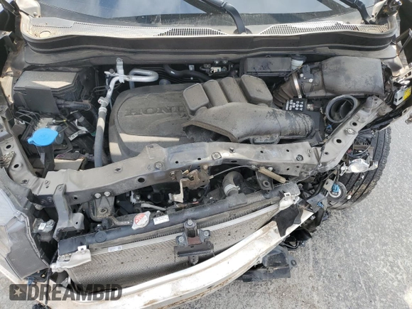 2022 Honda Ridgeline RTL-E with VIN 5FPYK3F76NB028596, listed as a Copart auction lot 54355175 with 42,020 mi miles and Salvage title. Bid and sale history available at DreamBid. Image 11.