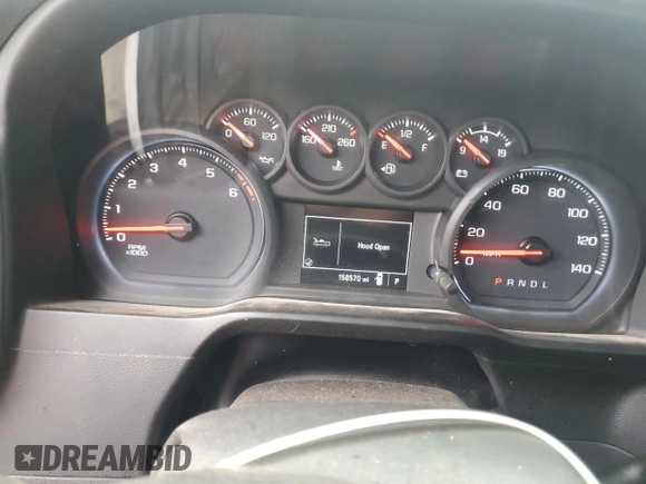 2020 GMC Sierra 1500 with VIN 3GTN8AEF0LG214844, listed as a Copart auction lot 85161574 with 158,570 mi miles and Salvage Title. Bid and sale history available at DreamBid. Image 9.