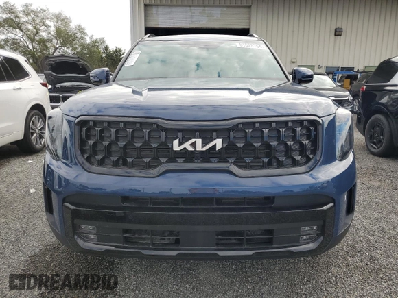 2024 Kia Telluride SX X-Line with VIN 5XYP5DGC7RG452025, listed as a Copart auction lot 81028764 with Not Provided miles and Salvage Title. Bid and sale history available at carsss.com. Image 5.