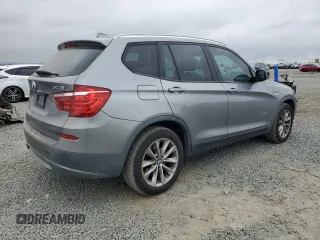 2013 BMW X3 xDrive28i with VIN 5UXWX9C5XD0A27585, listed as a Copart auction lot 50823985 with 119,802 mi miles and Clean Title. Bid and sale history available at carsss.com. Image 3.
