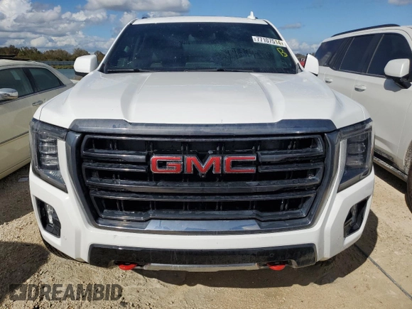 2024 GMC Yukon XL AT4 with VIN 1GKS2HKD8RR264758, listed as a Copart auction lot 77107514 with Not Provided miles and Salvage Title. Bid and sale history available at carsss.com. Image 5.