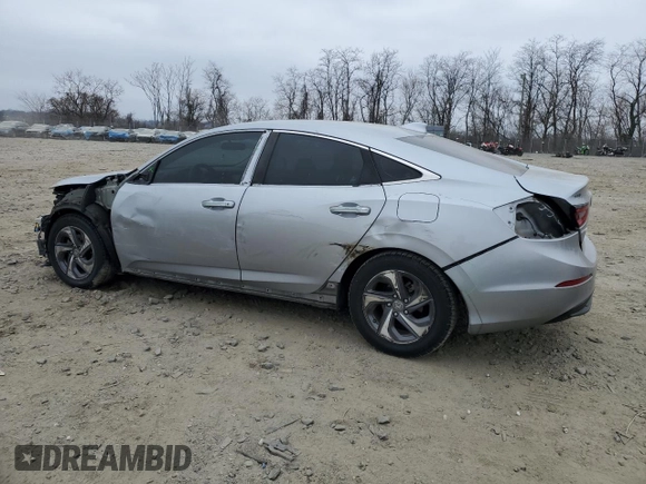 2019 Honda Insight EX with VIN 19XZE4F55KE018247, listed as a Copart auction lot 49000725 with 74,224 mi miles and Salvage Title. Bid and sale history available at carsss.com. Image 2.