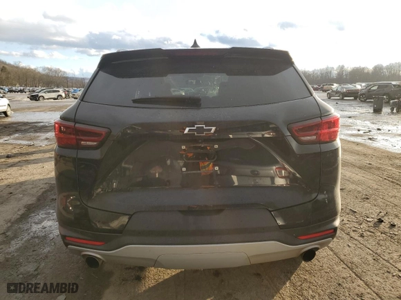 2024 Chevrolet Blazer LT with VIN 3GNKBCR4XRS216350, listed as a Copart auction lot 44721865 with 12,730 mi miles and Salvage Title. Bid and sale history available at carsss.com. Image 6.