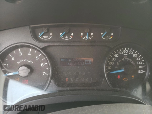 2013 Ford F-150 XL with VIN 1FTFX1CF3DFD45344, listed as a Copart auction lot 71118294 with 151,802 mi miles and Salvage title. Bid and sale history available at DreamBid. Image 9.