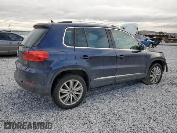2016 Volkswagen Tiguan SE with VIN WVGBV7AX3GW532425, listed as a Copart auction lot 48720835 with 88,312 mi miles and Salvage Title. Bid and sale history available at DreamBid. Image 3.
