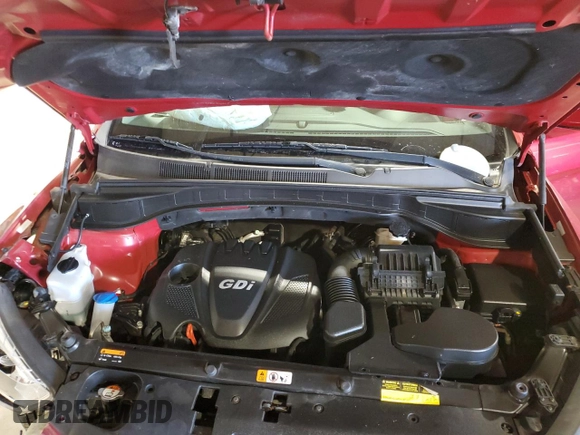 2016 Hyundai Santa Fe z VIN 5XYZU3LB7GG373891, wystawiony jako Copart lot #81058604 z przebiegiem 104 871 mil mil oraz Szkoda całkowita • Salvage title. Historia ofert i sprzedaży dostępna na DreamBid. Obrazek 12.