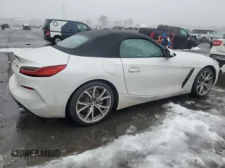 2020 BMW Z4 sDrive30i with VIN WBAHF3C08LWW67914, listed as a Copart auction lot 44566155 with 50,009 mi miles and Salvage Title. Bid and sale history available at carsss.com. Image 3.