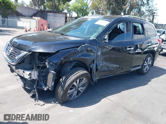 2017 Nissan Pathfinder S with VIN 5N1DR2MN1HC676522, listed as a IAAI auction lot 41949360 with 95,347 mi miles and . Bid and sale history available at DreamBid. Image 2.