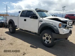 2007 Ford F-150 XLT with VIN 1FTPX14V87FA88759, listed as a Copart auction lot 57173705 with 180,308 mi miles and Salvage title. Bid and sale history available at DreamBid. Image 4.