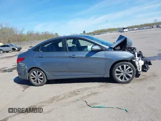 2017 Hyundai Accent SE with VIN KMHCT4AE3HU373698, listed as a IAAI auction lot 41817336 with 1 mi miles. Bid and sale history available at carsss.com. Image 14.